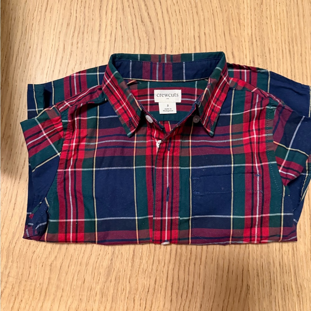 JCREW - Crewcuts Multicolor Plaid Shirt
